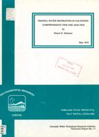 Federal water recreation in Colorado