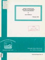 Energy production and use in Colorado's High Plains region