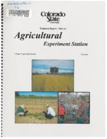 Agricultural Experiment Station