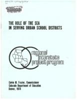The role of the SEA in serving urban school districts