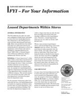 Leased departments within stores