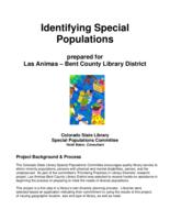 Identifying special populations.