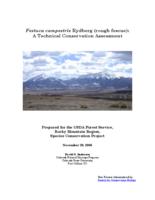 Festuca campestris Rydberg (rough fescue) : a technical conservation assessment