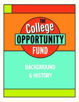 The College opportunity fund : background & history