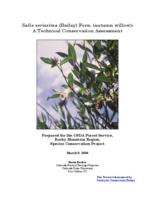 Salix serissima (Bailey) Fern. (autumn willow) : a technical conservation assessment