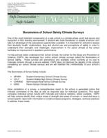 Barometers of school safety climate surveys