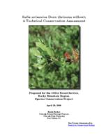 Salix arizonica Dorn (Arizona willow) : a technical conservation assessment