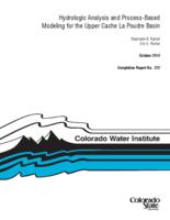 Hydrologic analysis and process-based modeling for the Upper Cache La Poudre River Basin