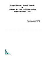 Grand county local transit & human service transportation coordination plan