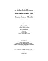An archaeological inventory in the Pike's Stockade area, Conejos County, Colorado