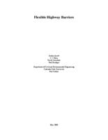 Flexible highway barriers