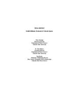 Double-diffusion treatment of Colorado species