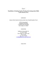 Feasibility of grading lumber produced by independent mills in the interior west