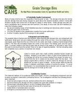 Grain storage bins
