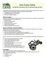 Farm tractor safety