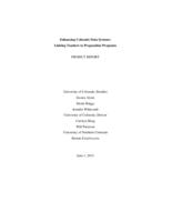 Enhancing Colorado data systems : linking teachers to preparation programs : project report