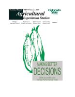 2006 Colorado corn variety performance trials