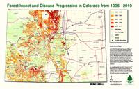 Forest insect and disease progression in Colorado from 1996-2010