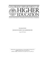 CollegeInvest, changes in student loan administration : August 2012 report