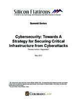 Cybersecurity : towards a strategy for securing critical infrastructure from cyberattacks