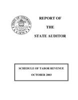 Schedule of Tabor revenue