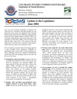 SWSI update to the Legislature, June 2004