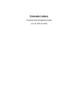 Colorado Lottery : financial and compliance audit, June 30, 2005 and 2004