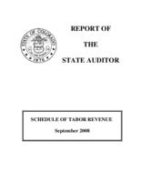 Schedule of TABOR revenue