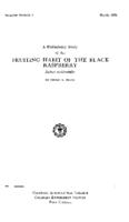 A preliminary study of the fruiting habit of the black raspberry Rubus occidentalis