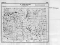 Oil map of Colorado : showing the proved oil fields, oil shale deposits, location of anticlinal structures, oil and gas seepages--and other indications of oil and gas, 1925