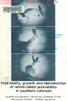 Food habits, growth and reproduction of white-tailed jackrabbits in southern Colorado