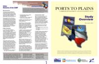 Ports to plains corridor development and management plan. Study Overview