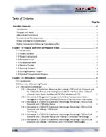 Environmental assessment I-70/E-470 interchange complex. Table of Contents