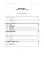 Drainage design manual. Chapter 11: Energy Dissipators