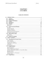 Drainage design manual. Chapter 9: Culverts