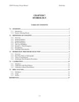 Drainage design manual. Chapter 7: Hydrology