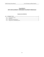 Drainage design manual. Chapter 19: New Development and Redevelopment