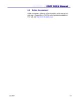 Colorado Department of Transportation National Environmental Policy Act (NEPA) manual. Public Involvement