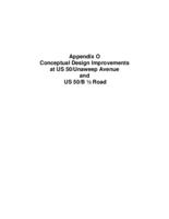 Final United States Highway 50 access control plan, west of Grand Mesa Avenue to State Highway 141A in Whitewater. Appendix O: Conceptual Design Improvements at US 50/Unaweep Avenue and US 50/B 1/2 Road