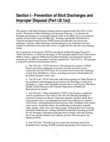 Illicit discharge program, CDOT MS4 permit : submittal to the Colorado Department of Public Health and Environment. Section 1: Prevention of Illicit Discharges and Improper Disposal