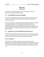 CDOT local agency manual. Chapter 9: Materials