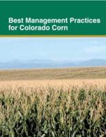 Best management practices for Colorado corn. Cover