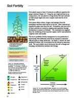 Best management practices for Colorado corn. Soil Fertility