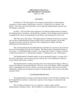 Implementation plan, jury reform in Colorado