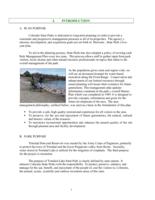 Trinidad Lake State Park : management plan update, 2001