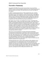 SB06-193 underground water storage study, final report. Executive Summary