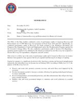 Status of American Recovery and Reinvestment Act monies in Colorado