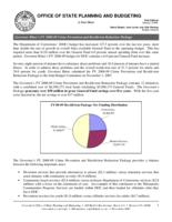 Governor Ritter's FY 2008-09 crime prevention and recidivism reduction package