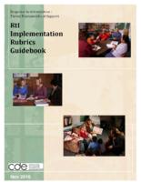 RtI implementation rubrics guidebook