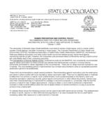 Rabies prevention and control policy. Recommendations for hybrid wolves regarding vaccination, bite follow-up and exposure to rabies